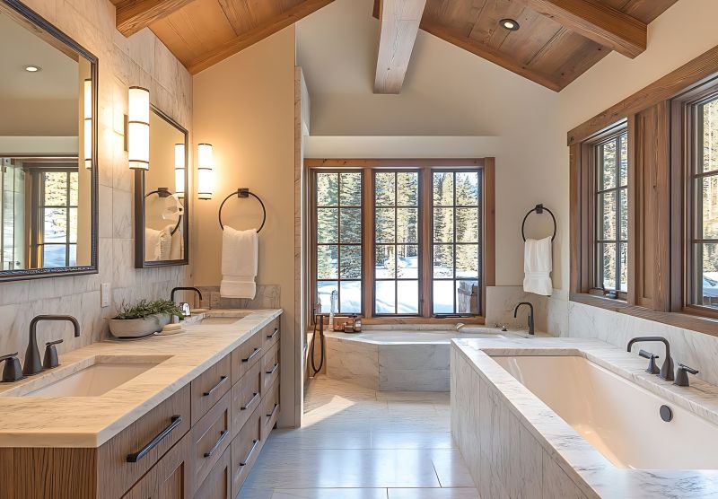 Expansive Master Bathroom